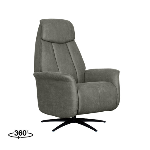 LABEL51 Fauteuil Oslo - Taupe - Kunstleder - 1-Motorig-Fauteuils-LABEL51