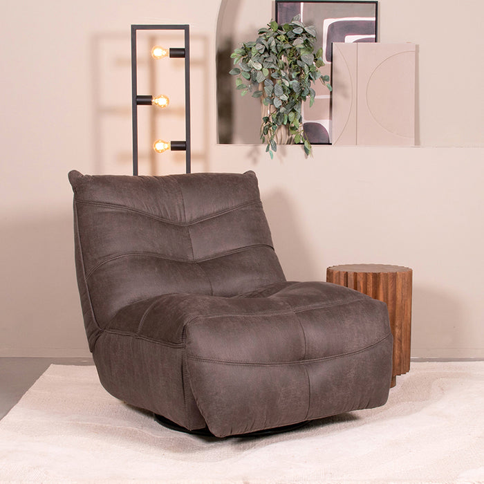 LABEL51 Fauteuil Powernap Station - Antraciet - Kunstleder - One Size-Fauteuils-LABEL51
