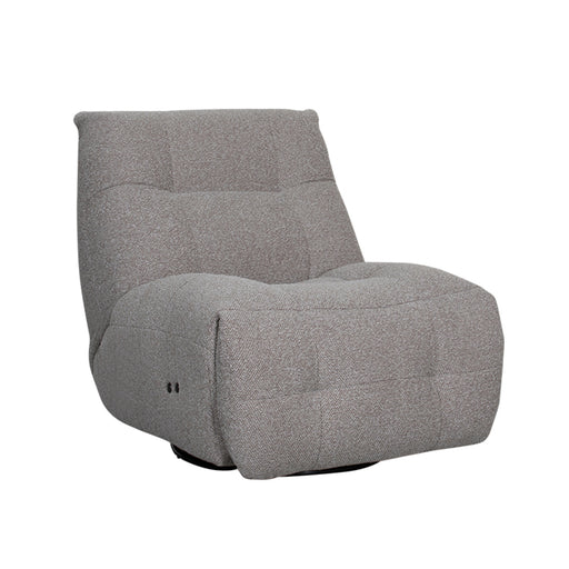 LABEL51 Fauteuil Relax - Recharge - Truffel grijs - Boucle - Draaibaar-Fauteuils-LABEL51