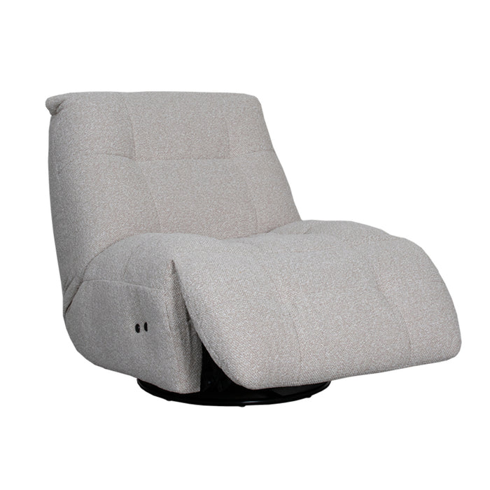 LABEL51 Fauteuil Relax and Recharge Naturel Boucle Met Accu 90x110x95 cm-Fauteuils-LABEL51
