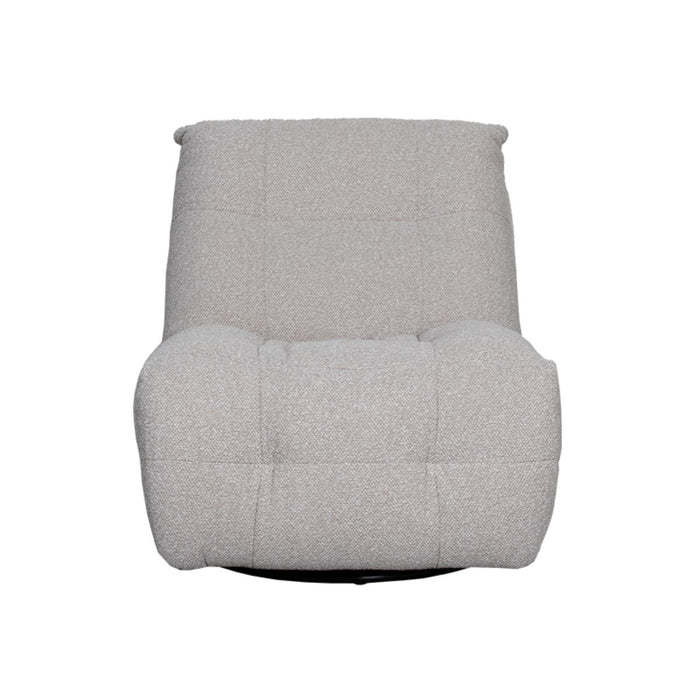 LABEL51 Fauteuil Relax and Recharge naturel boucle met Accu 90x110x95 cm