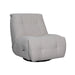 LABEL51 Relax and Recharge fauteuil in naturel bouclé stof met elektrisch verstelbare functies en draaivoet.