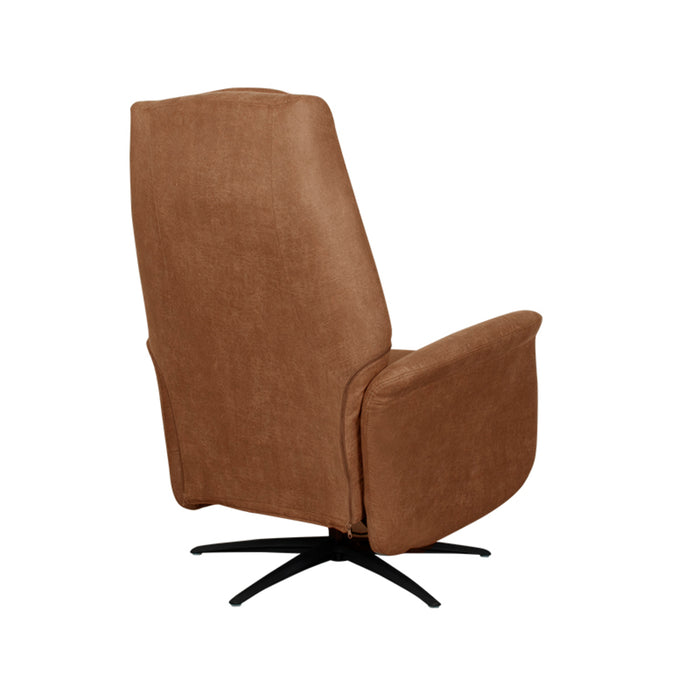 LABEL51 Fauteuil Stockholm - Cognac - Kunstleder - 1-Motorig-Fauteuils-LABEL51