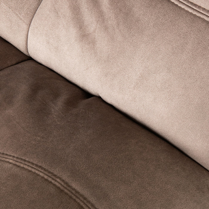 LABEL51 Fauteuil Take It Easy - Taupe - Velvet - One Size-Fauteuils-LABEL51