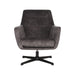 LABEL51 Fauteuil Toby - Antraciet - Velvet - One Size-Fauteuils-LABEL51