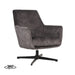 LABEL51 Fauteuil Toby - Antraciet - Velvet - One Size-Fauteuils-LABEL51