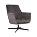 LABEL51 Fauteuil Toby - Antraciet - Velvet - One Size-Fauteuils-LABEL51