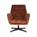 LABEL51 Fauteuil Toby - Rust - Velvet - One Size-Fauteuils-LABEL51