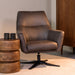 LABEL51 Fauteuil Tod - Antraciet - Micro Suede - Draaibaar-Fauteuils-LABEL51