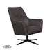 LABEL51 Fauteuil Tod - Antraciet - Micro Suede - Draaibaar-Fauteuils-LABEL51