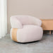 LABEL51 Fauteuil Valenza Naturel Boucle - 84x81x75 cm-Fauteuils-LABEL51