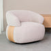 LABEL51 Fauteuil Valenza Naturel Boucle - 84x81x75 cm-Fauteuils-LABEL51