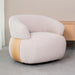 LABEL51 Fauteuil Valenza Naturel Boucle - 84x81x75 cm-Fauteuils-LABEL51