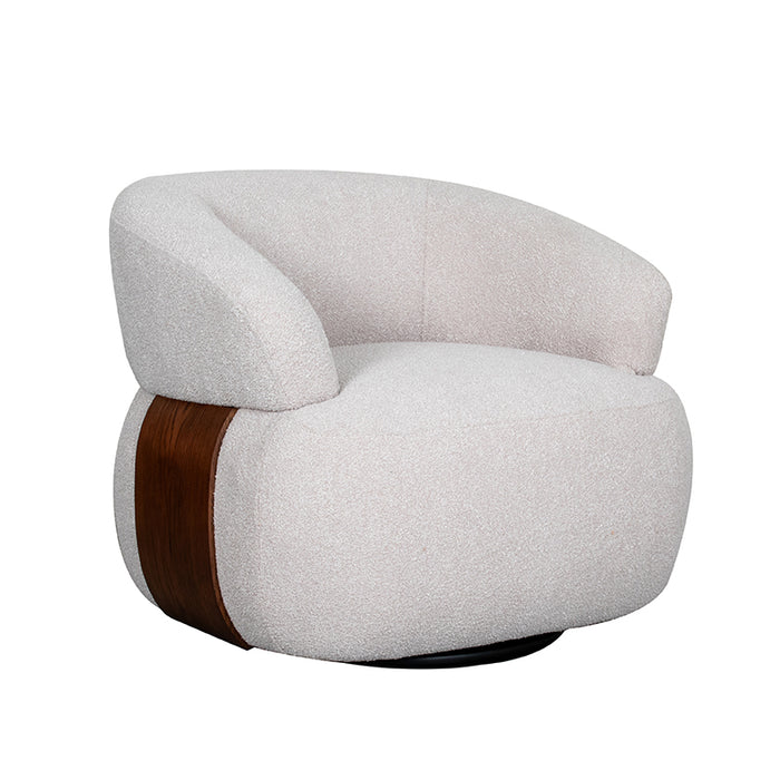LABEL51 Fauteuil Valenza - Naturel - Boucle - One Size #3-Fauteuils-LABEL51