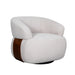 LABEL51 Fauteuil Valenza - Naturel - Boucle - One Size #3-Fauteuils-LABEL51
