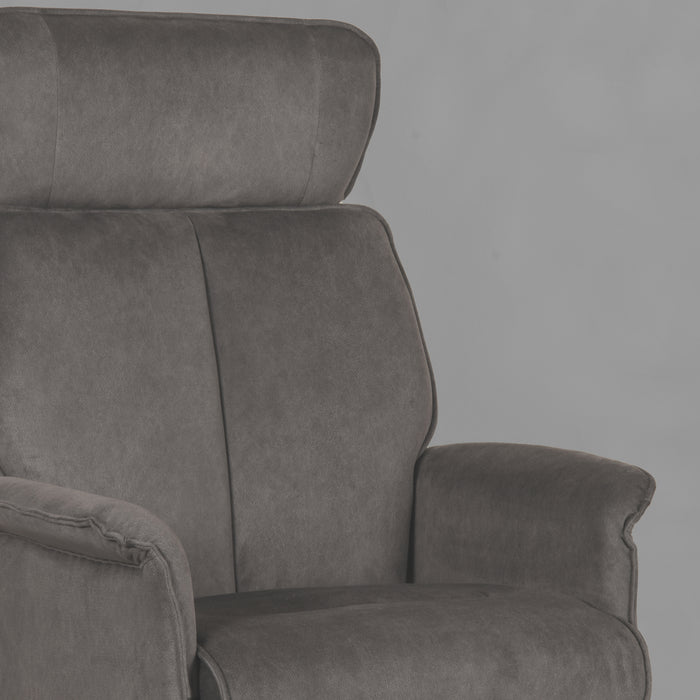 LABEL51 Fauteuil Verdal - Antraciet - Velvet - Excl. Hocker-Fauteuils-LABEL51