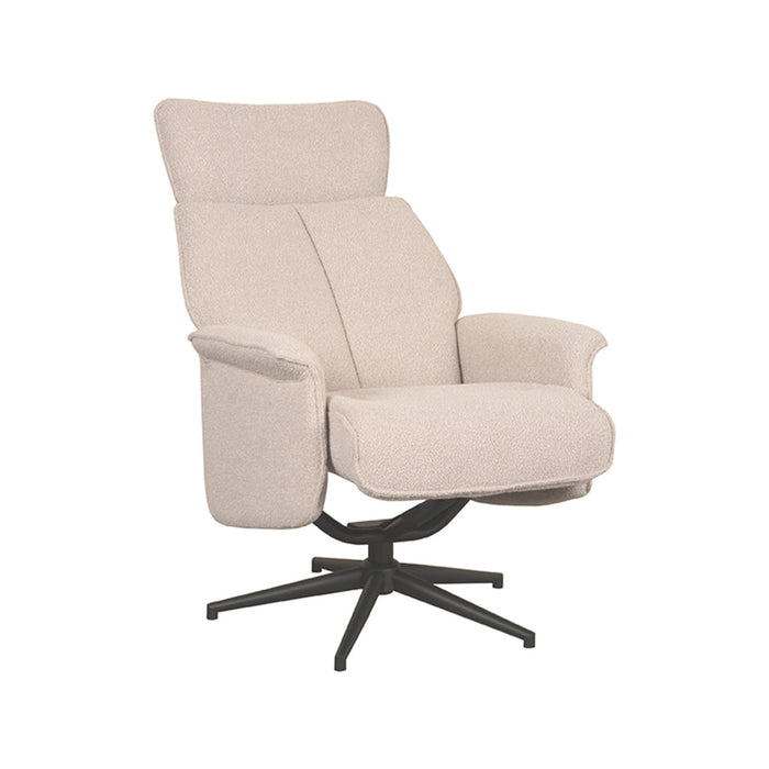 LABEL51 Fauteuil Verdal - Naturel - Boucle - Excl. Hocker-Fauteuils-LABEL51