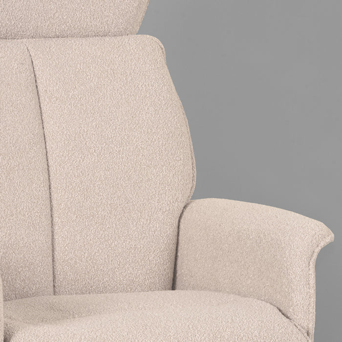 LABEL51 Fauteuil Verdal - Naturel - Boucle - Excl. Hocker-Poefs-LABEL51