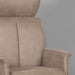 LABEL51 Fauteuil Verdal - Taupe - Kunstleder - Incl. Hocker-Fauteuils-LABEL51