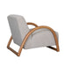 LABEL51 Fauteuil Viggo - Naturel - Boucle - Naturel Houten Frame-Fauteuils-LABEL51