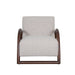 LABEL51 Fauteuil Viggo - Naturel - Boucle - Walnoot Houten Frame-Fauteuils-LABEL51