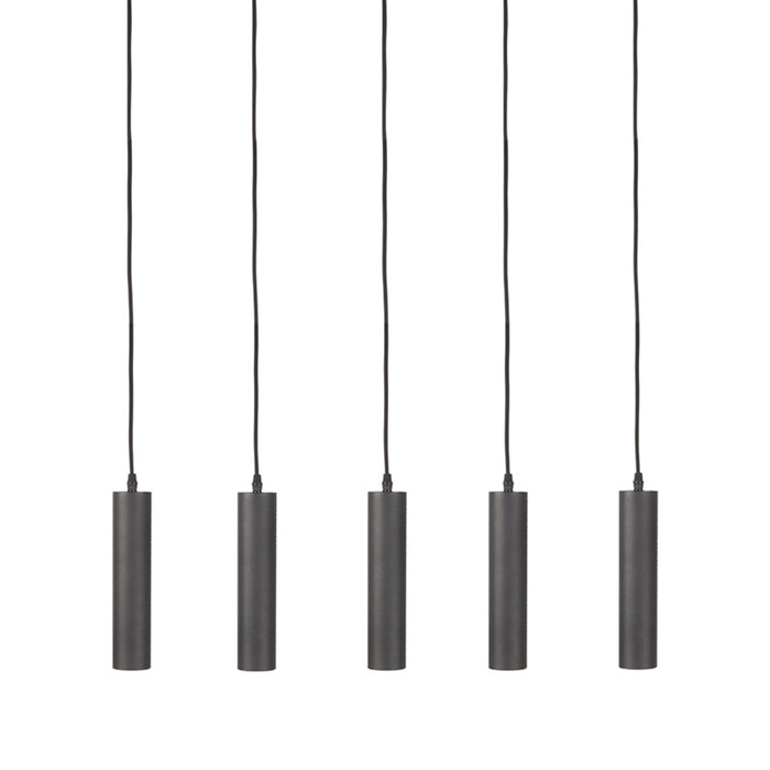 LABEL51 Hanglamp Ferroli Metaal Zwart 10x80x120 cm-Hanglampen-LABEL51