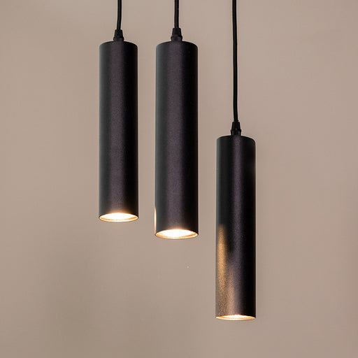 LABEL51 Hanglamp Ferroli - Zwart - Metaal - 3-lichts-Tafellampen-LABEL51