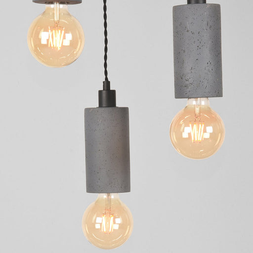 LABEL51 Hanglamp Fresco - Beton - Beton - 3-Lichts-Hanglampen-LABEL51