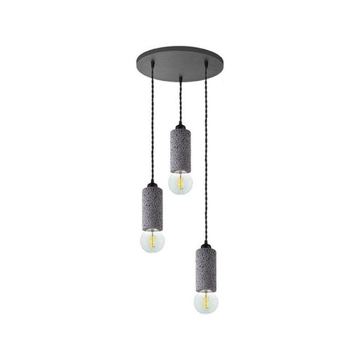 LABEL51 Hanglamp Fresco - Beton - Beton - 3-Lichts-Hanglampen-LABEL51