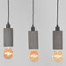 LABEL51 Hanglamp Fresco - Beton - Beton - 5-Lichts-Hanglampen-LABEL51