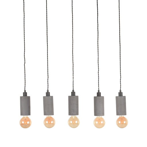 LABEL51 Hanglamp Fresco - Beton - Beton - 5-Lichts-Tafellampen-LABEL51
