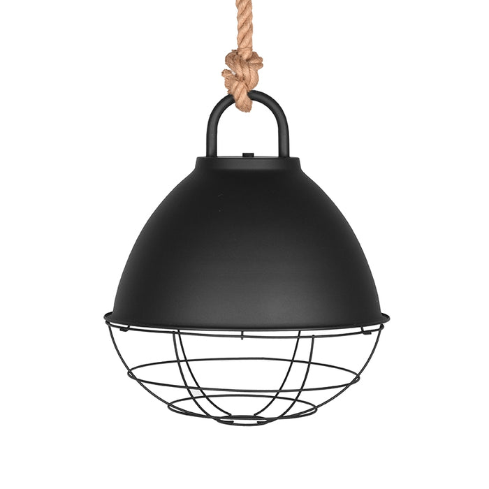 LABEL51 Hanglamp Korf - Zwart - Metaal - L-Tafellampen-LABEL51