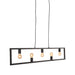 LABEL51 Hanglamp Quadrato Metaal Zwart 10x135x130 cm-Hanglampen-LABEL51