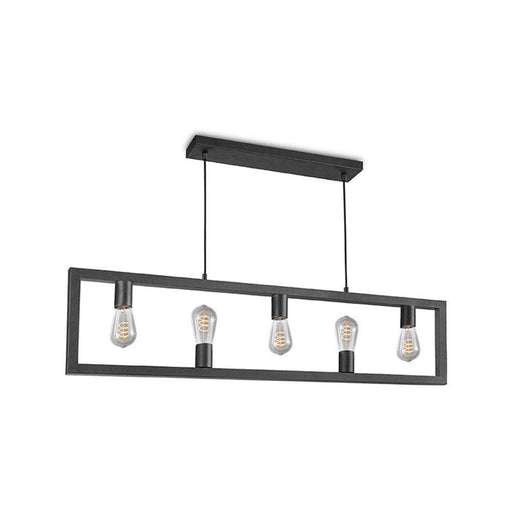 LABEL51 Hanglamp Quadrato - Zwart - Metaal - Hanglamp-Hanglampen-LABEL51