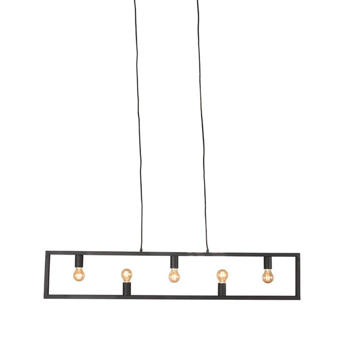 LABEL51 Hanglamp Quadrato - Zwart - Metaal - Hanglamp-Tafellampen-LABEL51