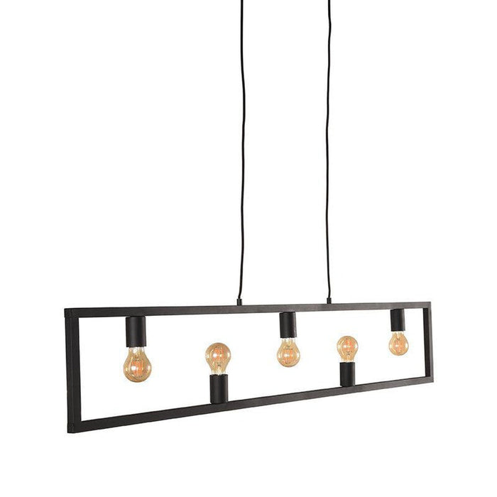 LABEL51 Hanglamp Quadrato - Zwart - Metaal - Hanglamp-Tafellampen-LABEL51