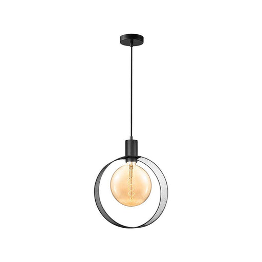 LABEL51 Hanglamp Ronda - Zwart - Metaal - 1-Lichts-Hanglampen-LABEL51