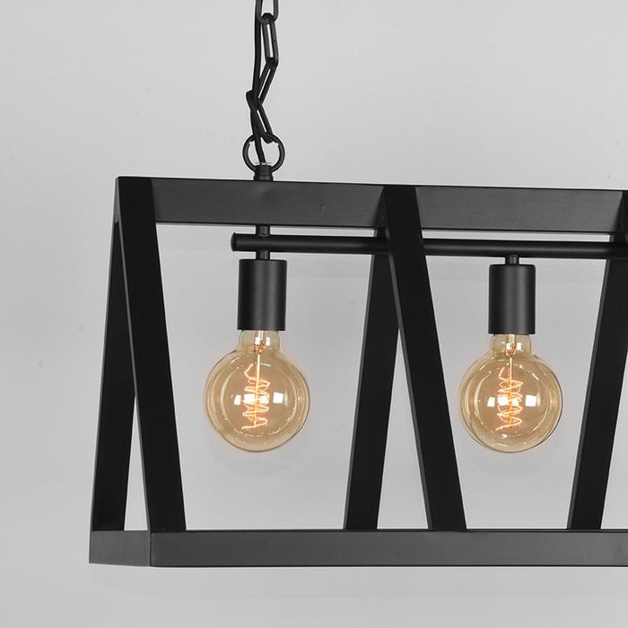 LABEL51 Hanglamp Roof - Zwart - Metaal - SALE-Tafellampen-LABEL51