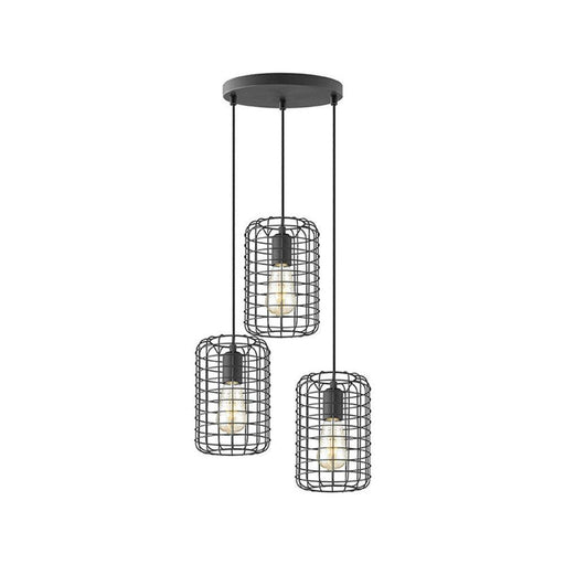 LABEL51 Hanglamp Solido - Zwart - Metaal - 3-Lichts-Hanglampen-LABEL51