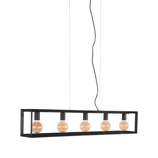 LABEL51 Hanglamp Tetto Metaal Zwart 20x120x141 cm-Hanglampen-LABEL51