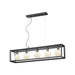 LABEL51 Hanglamp Tetto Metaal Zwart 20x120x141 cm-Hanglampen-LABEL51