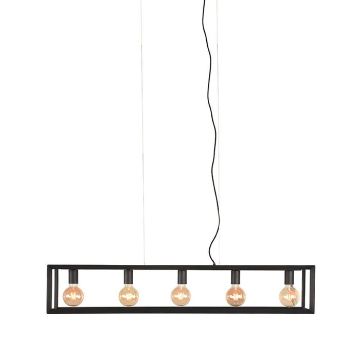 LABEL51 Hanglamp Tetto - Zwart - Metaal - 5-Lichts-Tafellampen-LABEL51