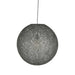 LABEL51 Hanglamp Twist Bolvormige Vlas Grijs 45x45x45 cm-Hanglampen-LABEL51