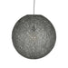 LABEL51 Hanglamp Twist Bolvormige Vlas Grijs 55x55x55 cm-Hanglampen-LABEL51