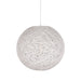 LABEL51 Hanglamp Twist Wit Vlas 45x45x45 cm-Hanglampen-LABEL51