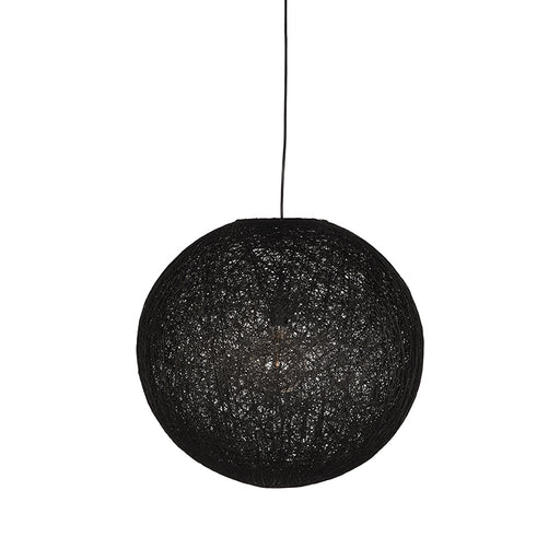 LABEL51 Hanglamp Twist - Zwart - Vlas - M-Tafellampen-LABEL51