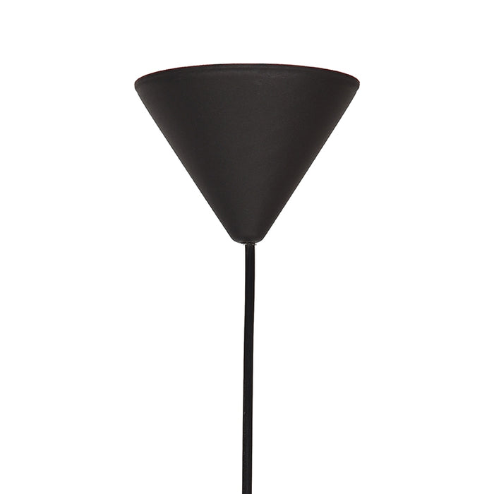 LABEL51 Hanglamp Twist - Zwart - Vlas - M-Tafellampen-LABEL51