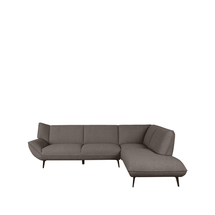 LABEL51 Hoekbank Pesaro - Bruin - Boucle - Hoekbank Rechts-Hoekbanken-LABEL51