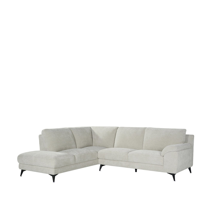 LABEL51 Hoekbank Santino - Naturel - Chenille - Hoekbank Links-Banken-LABEL51