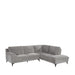 LABEL51 Hoekbank Santino Stone Chenille Hoekbank Rechts 257x215x85 cm-Hoekbanken-LABEL51